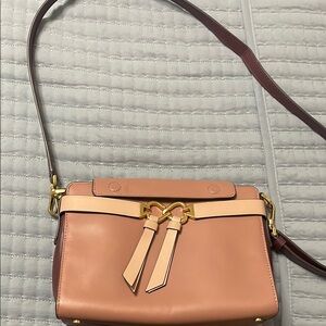 Kate Spade Pink and Brown Crossbody Bag